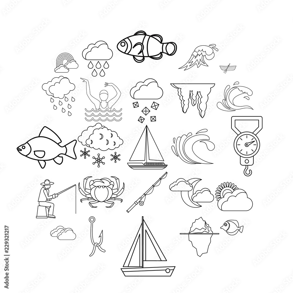 Vacuity icons set. Outline set of 25 vacuity vector icons for web isolated on white background Vacuity icons set. Outline set of 25 vacuity vector icons for web isolated on white background