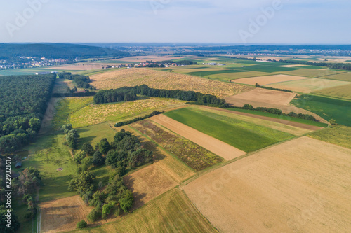 Felder nach der Ernte aus der Luft © Christian Krammer