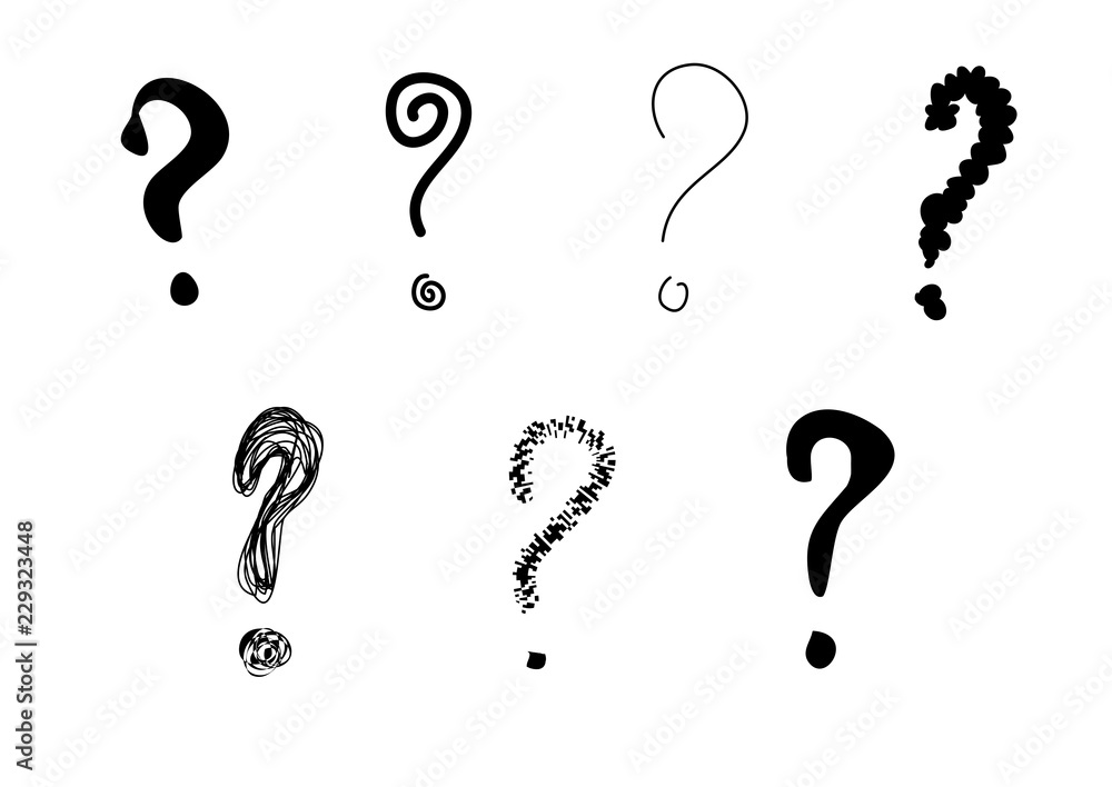 question mark interrogation point vector drawing question mark interrogation point vector drawing