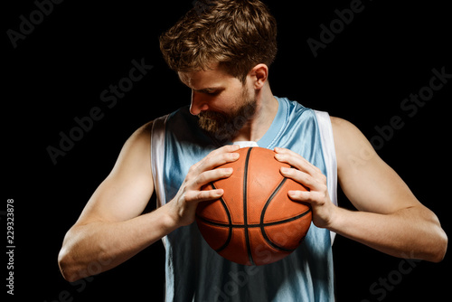 Ball in hands of player