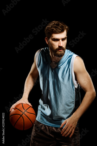 Basketball player in action © yuriygolub