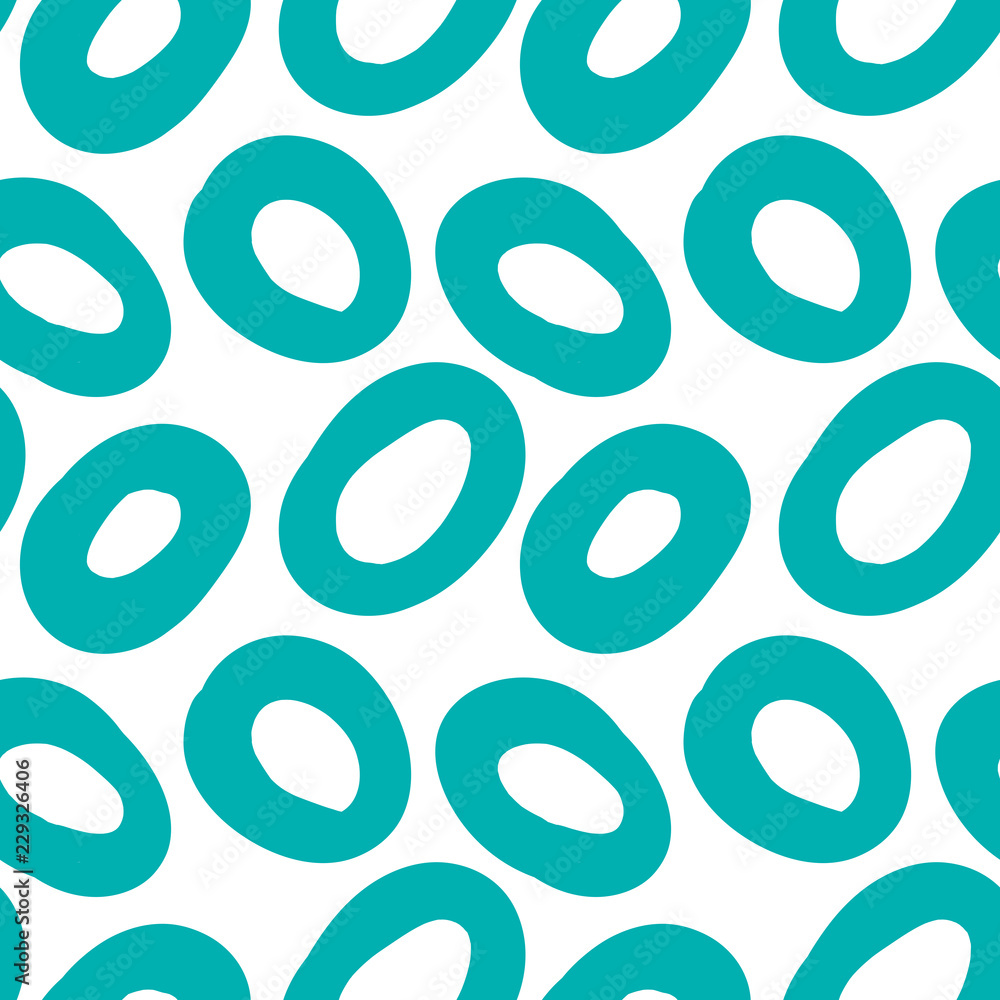 Geometrical background with uneven rings, circles. Abstract round seamless pattern on white background. Vector illustration. Geometrical background with uneven rings, circles. Abstract round seamless pattern on white background. Vector illustration.