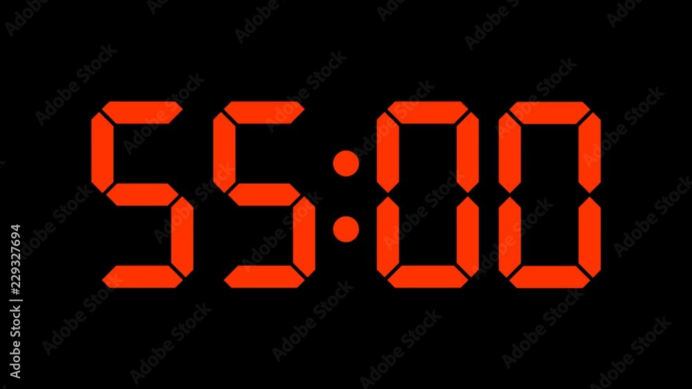 Digital countdown of 60 seconds with regular hundredths, 4K UHD, optimized for 25 fps to avoid frame rate distortions and interpolation artifacts - Red on black - arzawen.com/timer Digital countdown of 60 seconds with regular hundredths, 4K UHD, optimized for 25 fps to avoid frame rate distortions and interpolation artifacts - Red on black - arzawen.com/timer