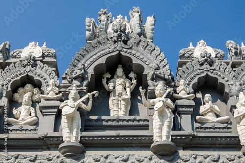 Details of architecture of Sri Venkateswara Museum Of Temple Art in Tirupati, India. © Denis