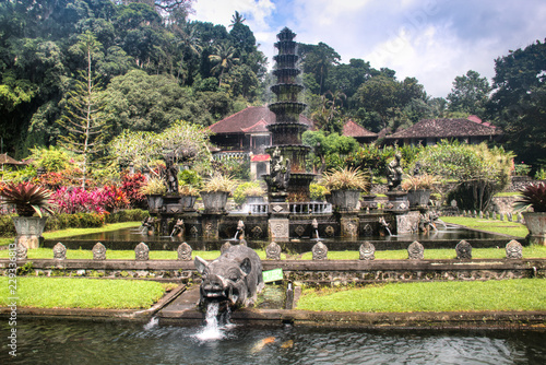 Tirta Gangga is one of the famous water palaces in eastern Bali, the most touristic island of Indonesia
 photo