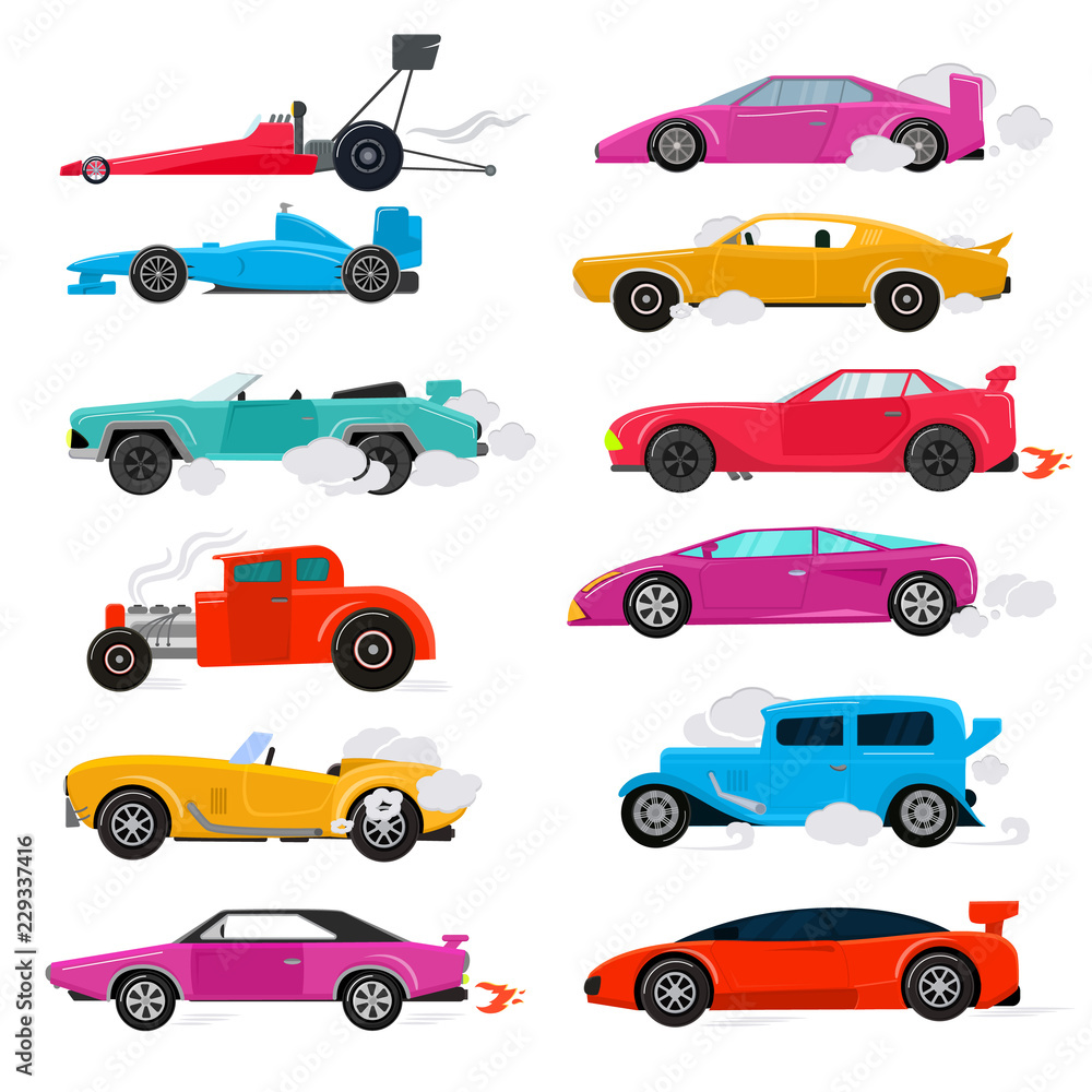 Art deco car vector retro luxury auto transport and art-deco modern  automobile illustration set of old automotive vehicle isolated citycar on  white background Stock Vector
