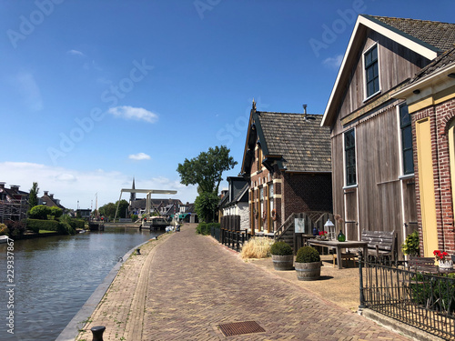 Canal in Burdaard ands photo