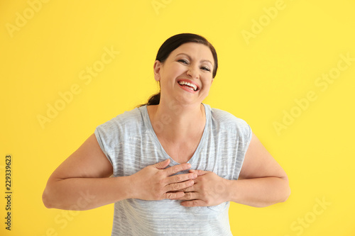Portrait of happy mature wo...