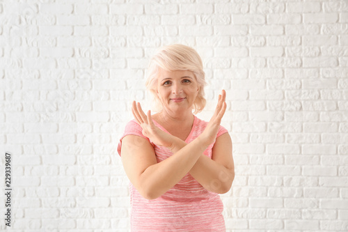 Portrait of mature woman re...