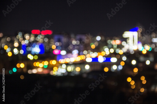 Beautiful Photography of a night city with a wide open aperture. It turned out a strong blur.   © rudnev116