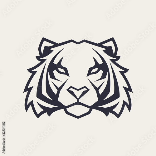 Fototapeta Naklejka Na Ścianę i Meble -  Tiger Vector Mascot