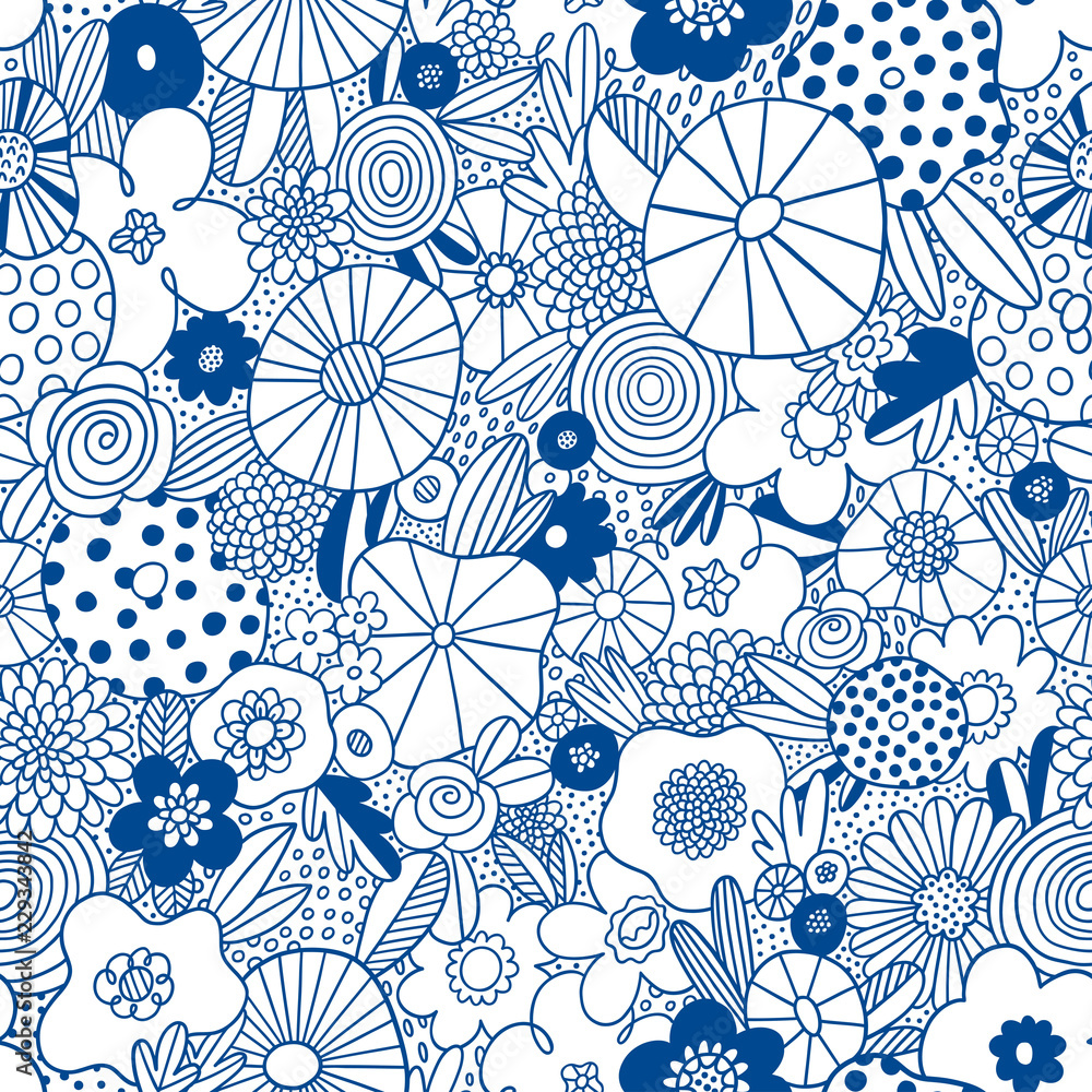Crazy abstract flower pattern Crazy abstract flower pattern