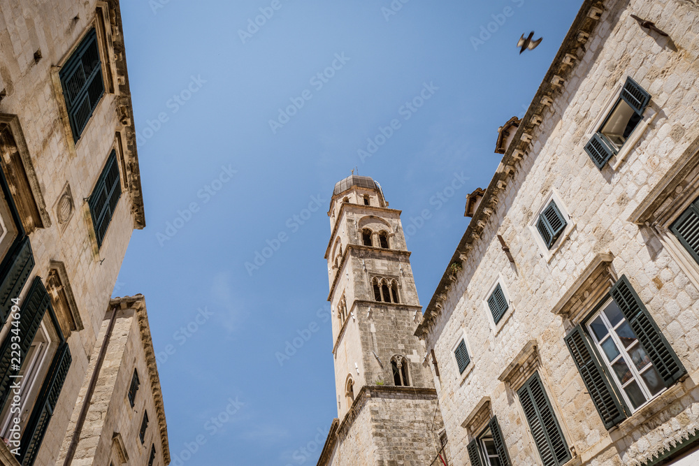  walking through the city of Dubrovnik