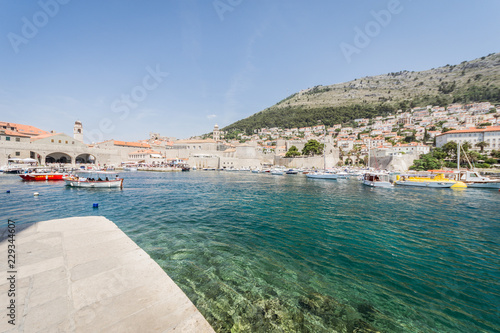  walking through the city of Dubrovnik
