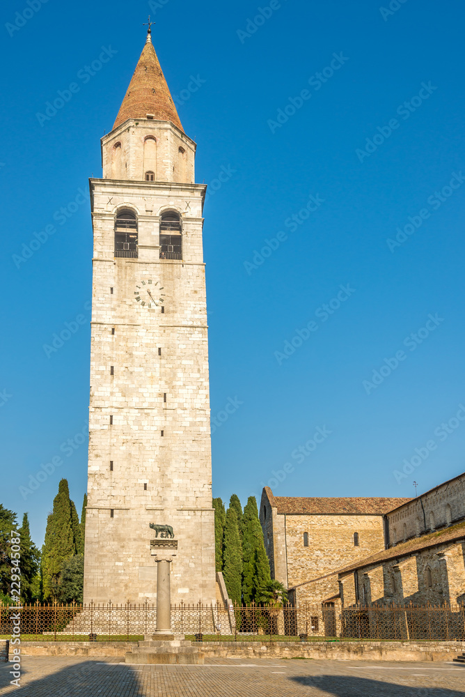 View at the Basilica of Santa Maria Assunta in Aquileia - Italy