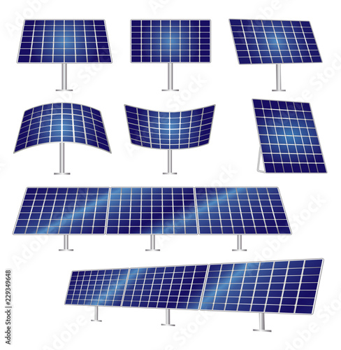 Solar panel set