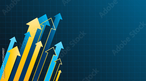Financial Arrow Graph