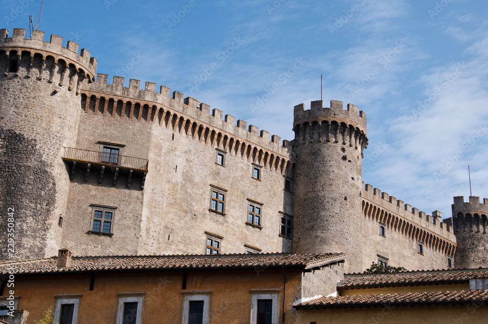 Castello Orsini-Odescalchi a Bracciano, Provincia di Roma, Italia