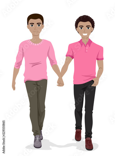 Teen Gay Couple Hold Hands ...