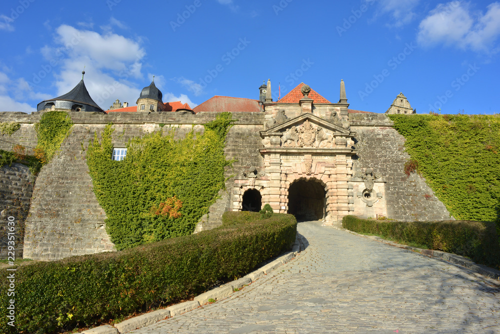 Festung Rosenberg Kronach Franken Deutschland, Eingangsportal