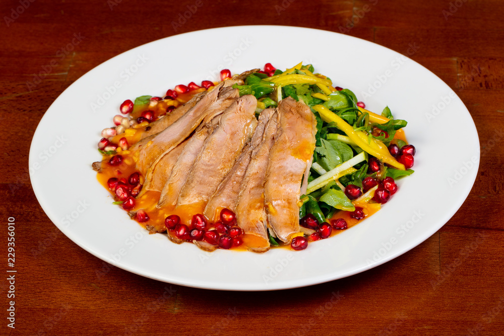 Salad with duck breast Salad with duck breast