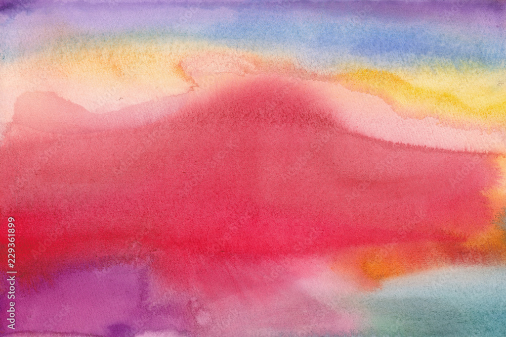 Obraz premium Aquarell abstrakt, verlaufend.