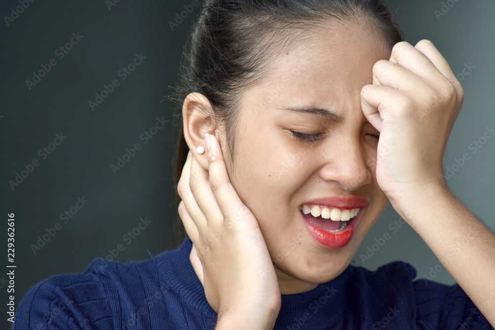 Youthful Filipina Girl Under Stress Youthful Filipina Girl Under Stress