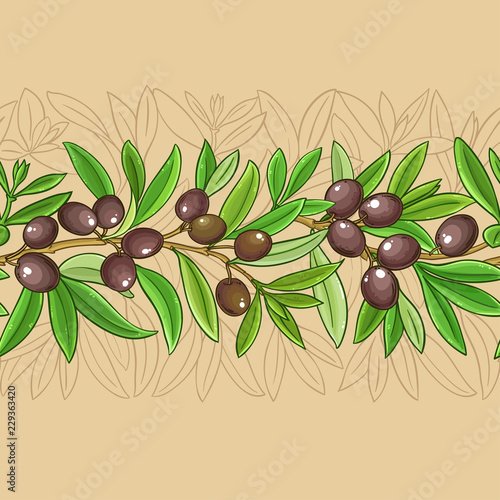olive vector pattern