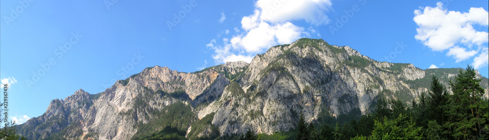 Wide angle panorama of alps Wide angle panorama of alps