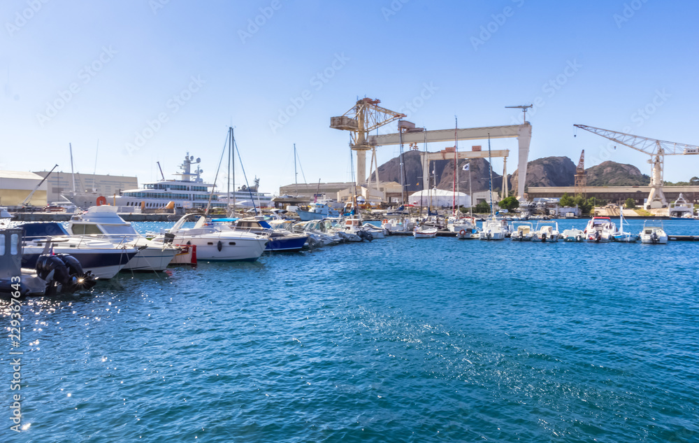 la Ciotat, port et chantier naval 