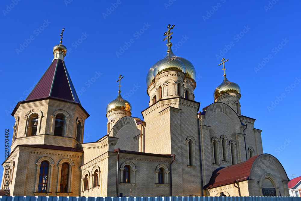 Russia, the city of Nevinnomyssk. Church of St. Seraphim of Sarov on the Boulevard of Peace