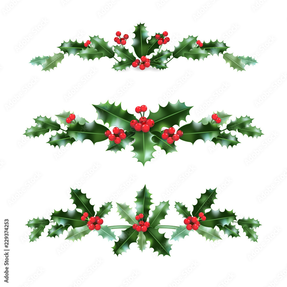 Holly decor set