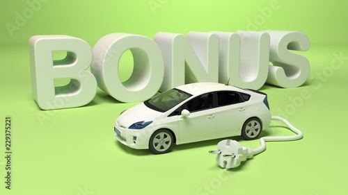 Photos Voiture électrique, Bonus écologique