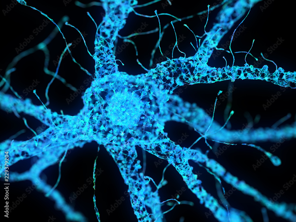 3d rendered illustration of an abstract plexus nerve cell 3d rendered illustration of an abstract plexus nerve cell