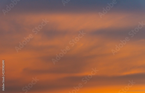 Fototapeta Naklejka Na Ścianę i Meble -  Dramatic sky with clound after sunset in fantastic evening day very beautiful ,dark sky,colourful background