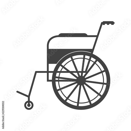 wheel chair Glyph icon