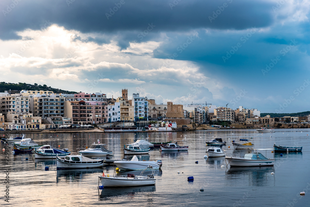 Bucht Bugibba Malta