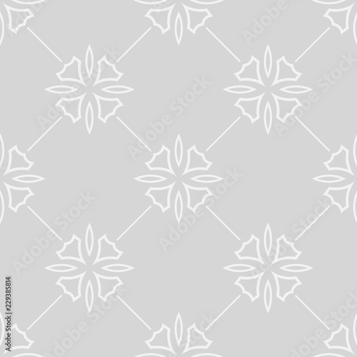 abstract floral seamless pattern with flowers, netting and leaves