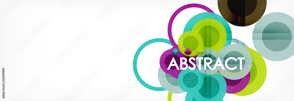 Circle composition abstract background Circle composition abstract background
