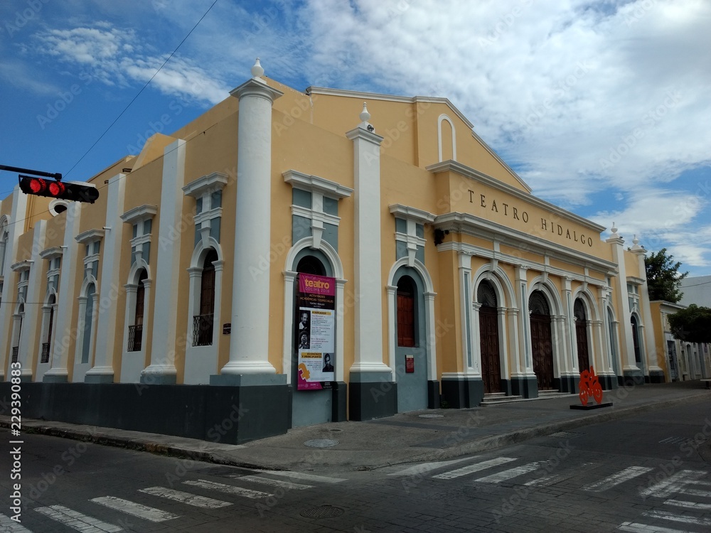 Fototapeta premium Teatro Hidalgo Colima 