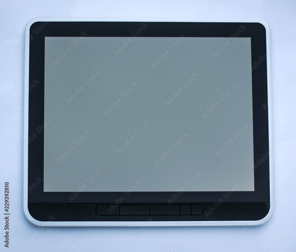 black tablet pc isolated on white with clipping path black tablet pc isolated on white with clipping path