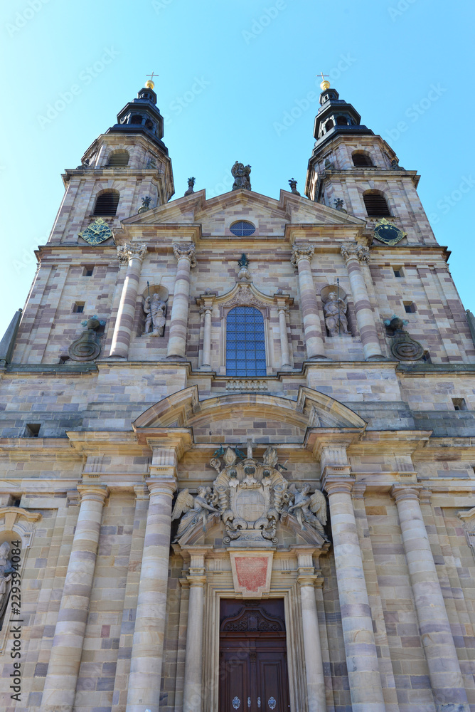 Fototapeta premium Fuldaer Dom im Herbst 
