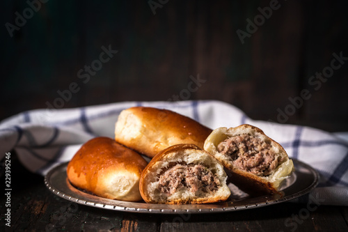 pies with meat filling