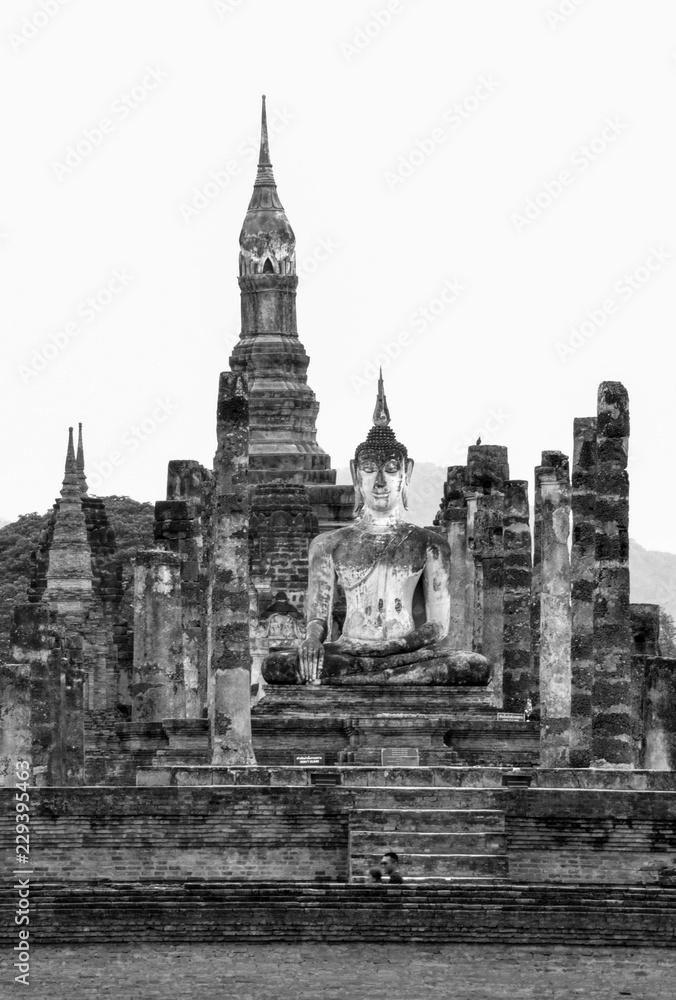 ruins of temple in thailand