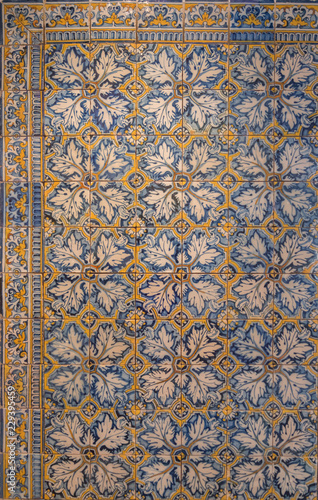 Photography Alte Fließenwand aus Protugal Lisabon