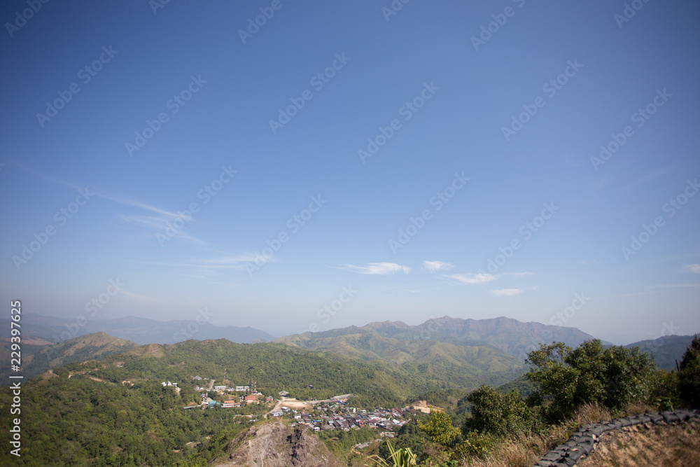 Fototapeta premium panorama of mountains