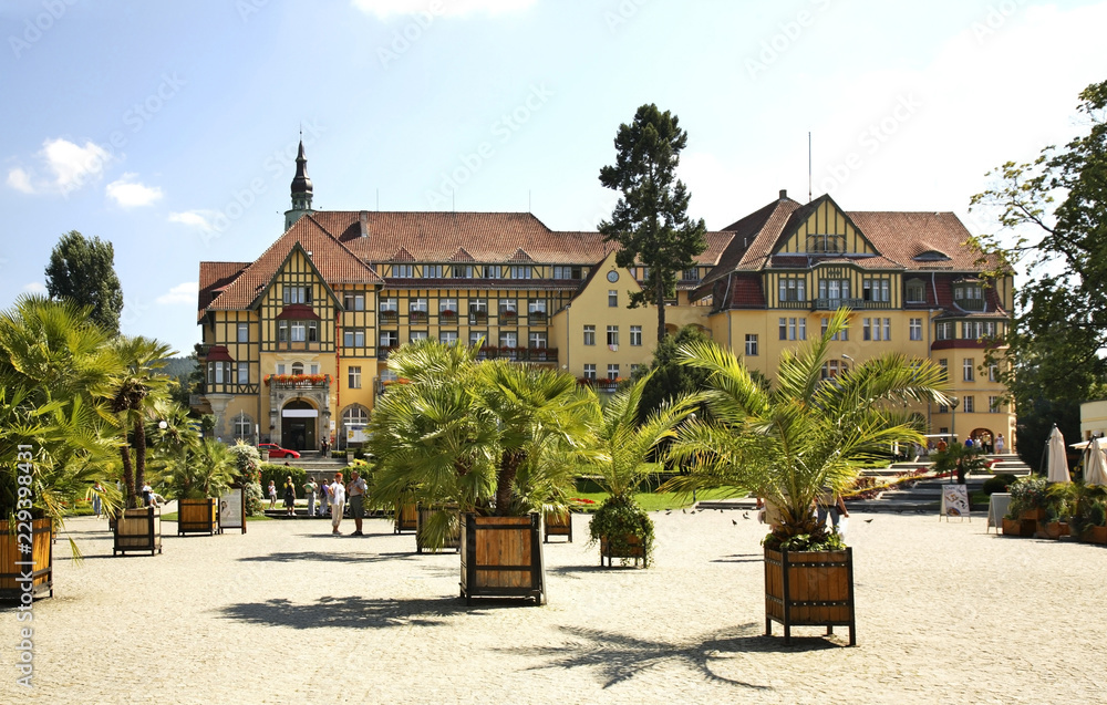 View of Kudowa-Zdroj. Poland
