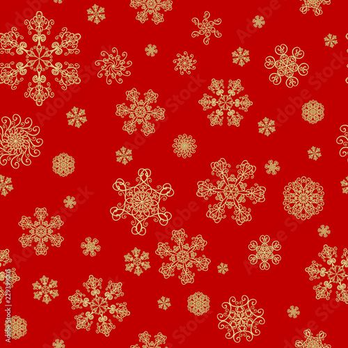 Winter christmas hand drawn...