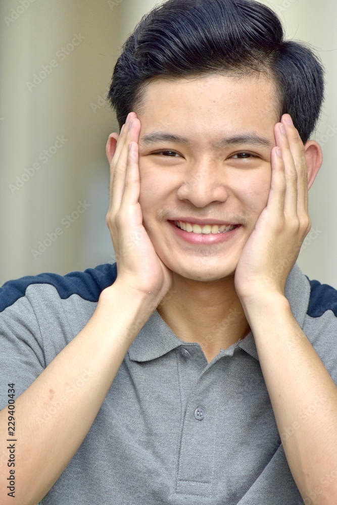 Portrait Of A Youthful Asian Juvenile Portrait Of A Youthful Asian Juvenile