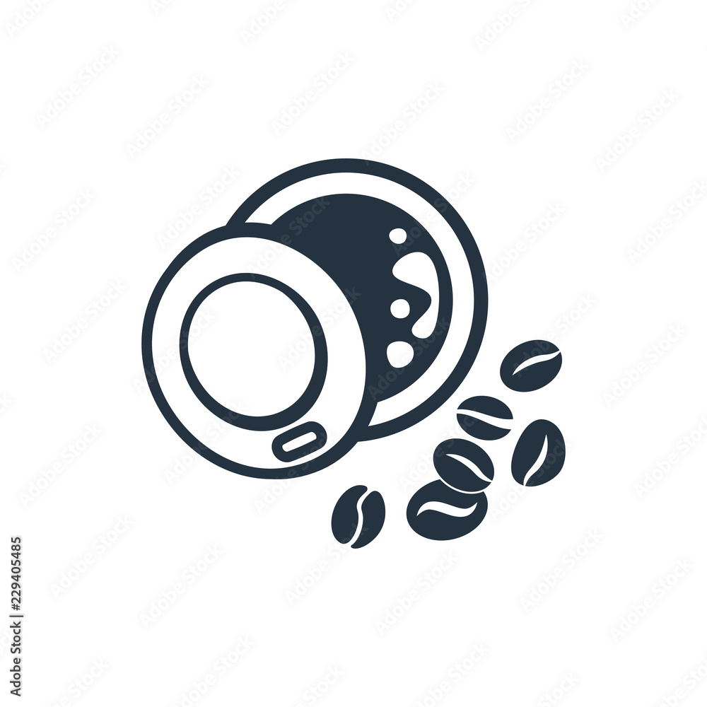 Paper cup, takeaway isolated top icon on white background, 400 coffee set, logo and sign Paper cup, takeaway isolated top icon on white background, 400 coffee set, logo and sign
